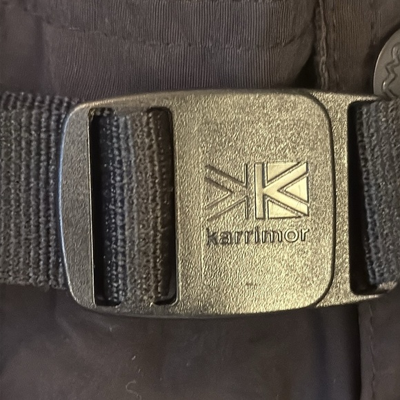 New Karrimor Aspen Zip-Off Convertible Roll Up Pant Black Belt Lightweight US10 - Picture 5 of 16
